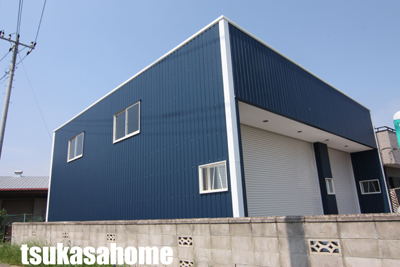 かっこいいガレージ・車庫外観 茨城県07