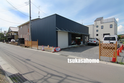 かっこいいガレージ・車庫オフィス 外観 茨城県石岡市01