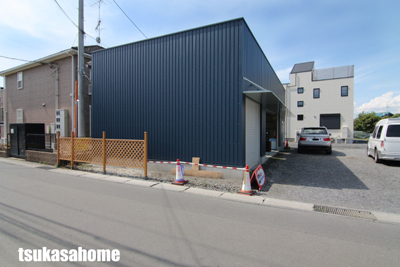 かっこいいガレージ・車庫オフィス 外観 茨城県石岡市02