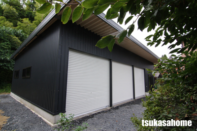 かっこいいガレージ・車庫外観画像 千葉県山武市03