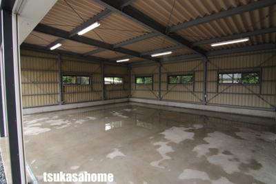 かっこいいガレージ・車庫内装画像 千葉県山武市05