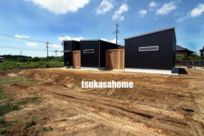 ガレージハウス平屋建て外観02 千葉県香取市