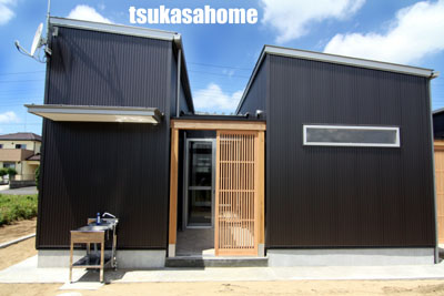 ガレージハウス平屋建て外観03 千葉県香取市