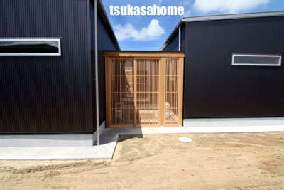 ガレージハウス平屋建て外観04 千葉県香取市